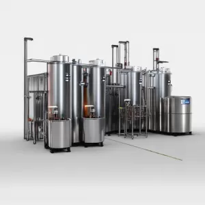Compact Commercial Brewhouse for Limited Space Breweries