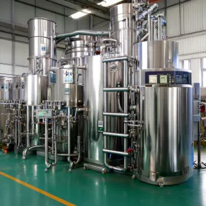 Automated Commercial Brewhouse for Large-Scale Production