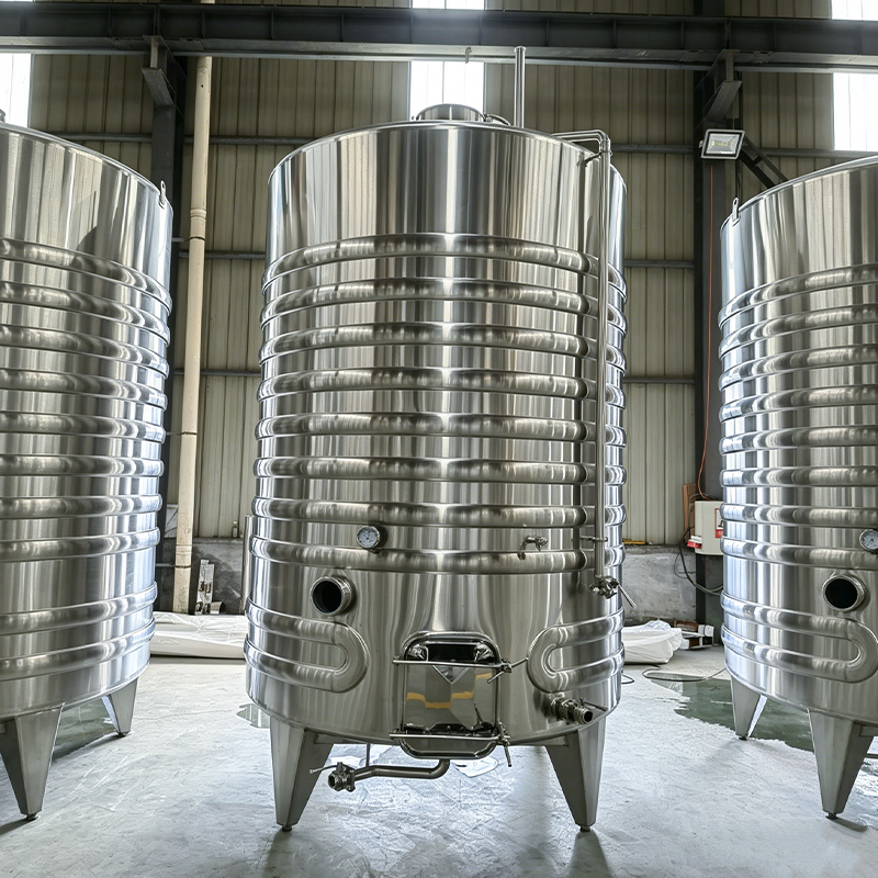 Red Wine Fermentation Vessel with Automatic Pumping Over