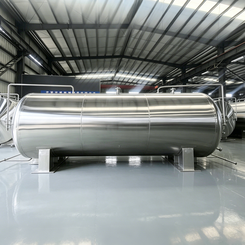 Saddle-Supported Horizontal Chemical Tank