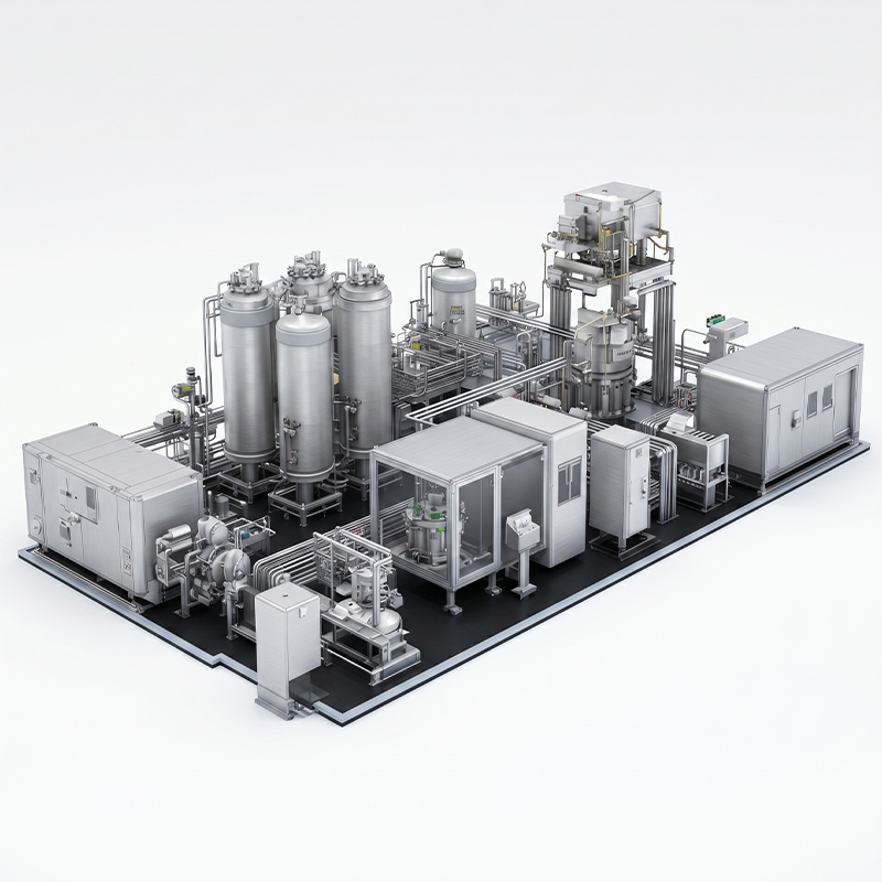 Complete Raw Milk Reception & Pasteurization Line