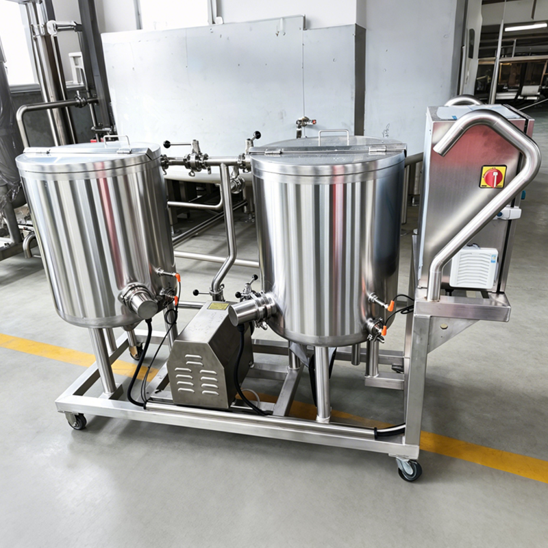Compact Dual-Tank PLC CIP Skid for Limited Spaces