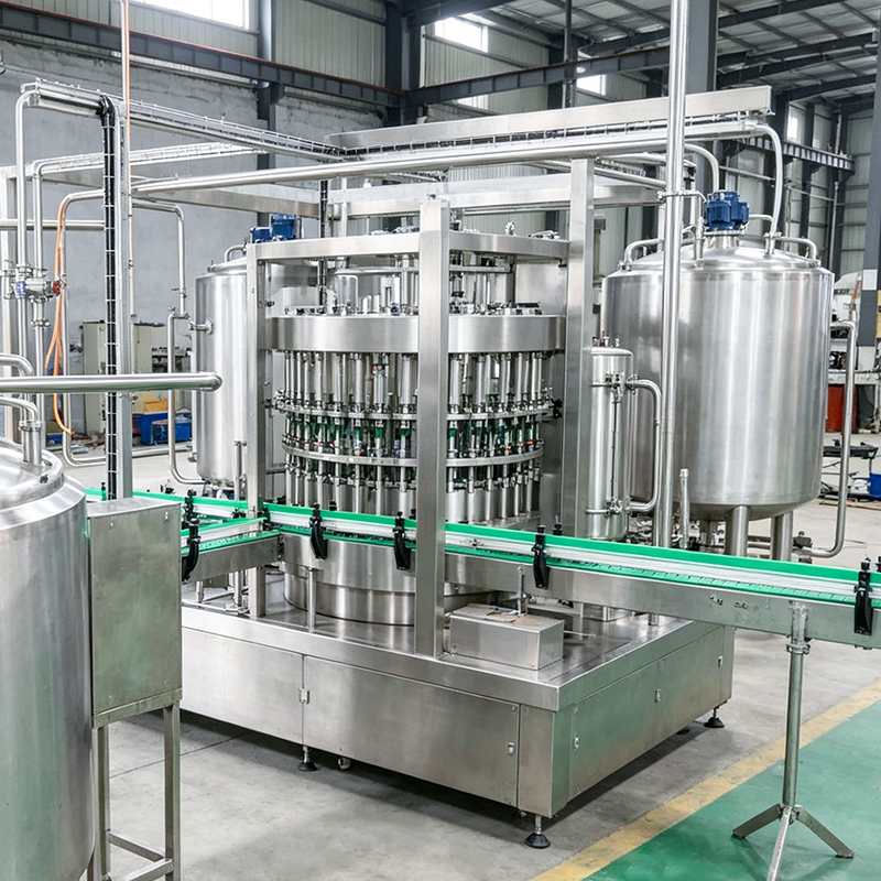 Automated Soft Drink Blending & Carbonation Line