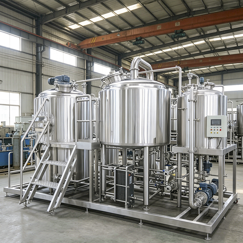 3-Vessel & 4-Vessel Automatic Steam Heated Brewhouse